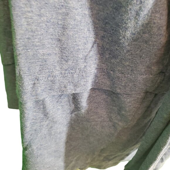 Pure Jill J. Jill Layered Asymmetric Tee Long Sleeve Heathered Blue sz XL - Picture 4 of 7